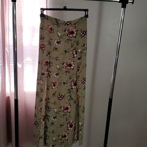 Green Maxi Skirt